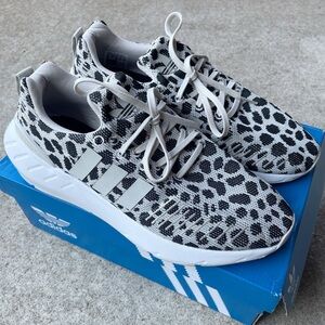 Adidas Swift Run 22 size 8.5 leopard sneakers shoes